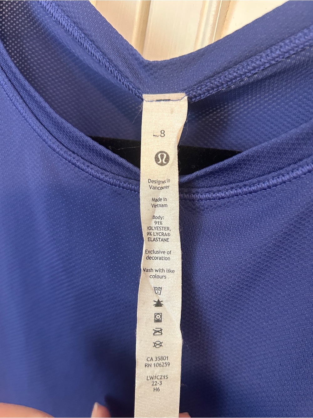 Lululemon High Neck Running and Training Tank Top 8 - Picture 3 of 5